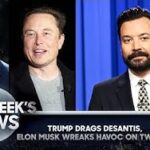 Trump Drags DeSantis, Elon Musk Wreaks Havoc on Twitter: This Week's News | The Tonight Show