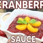 Cherry Cranberry Sauce: The Perfect addition to your Holiday Table! | Chef Jean-Pierre