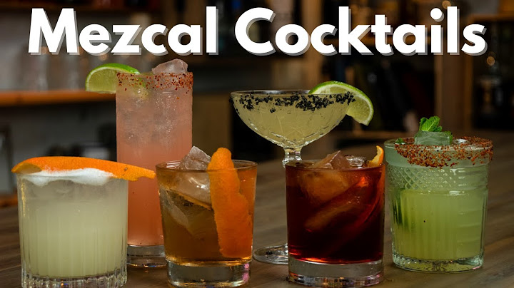 5+1 ESSENTIAL Classic Mezcal Cocktails That Everyone Has To Try