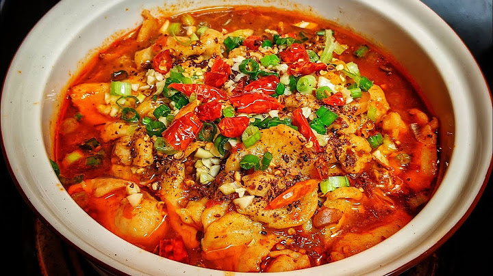 🌶🌶🌶 Sichuan Spicy Boiled Fish Recipe - 水煮鱼 (Shui Zhu Yu)