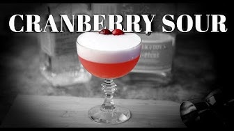 How To Make A Cranberry Sour Cocktail