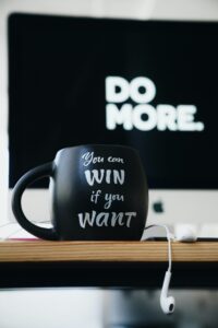 Do More You Can Win If You Want - The Smoking Chair - Motivation