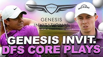 DFS Core Plays - 2023 Genesis Invitational Draftkings Golf Picks: Top GPP Plays Priced $8,000+