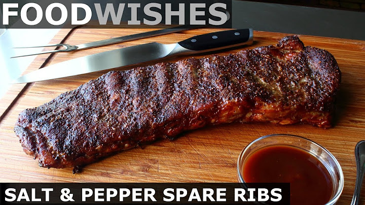 Salt & Pepper Spare Ribs - Food Wishes