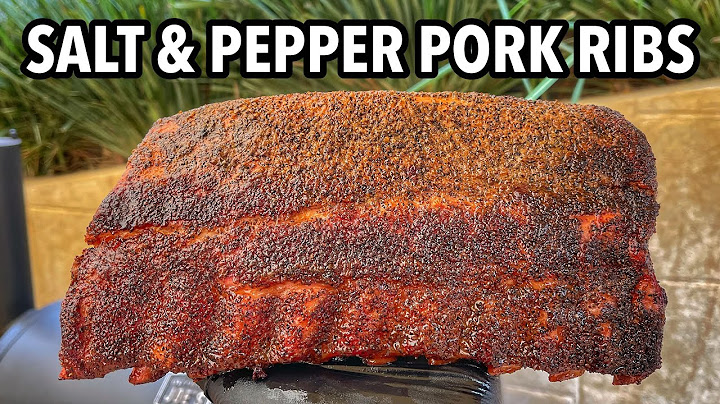 How to Make Smoked Salt and Pepper Baby Back Pork Ribs