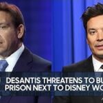 DeSantis Threatens to Build Prison Next to Disney World, George Santos Announces Reelection Bid