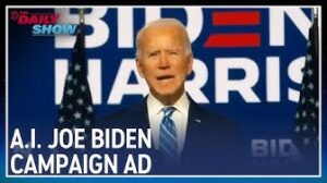 A.I. Joe Biden is NOT Holding Back in This Ad | The Daily Show