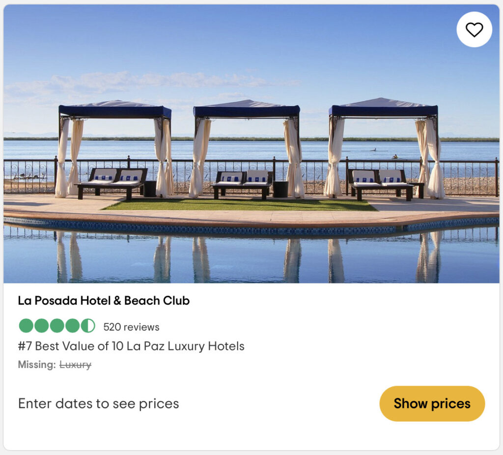 La Paz Luxury Resorts | La Posada Hotel & Beach Club