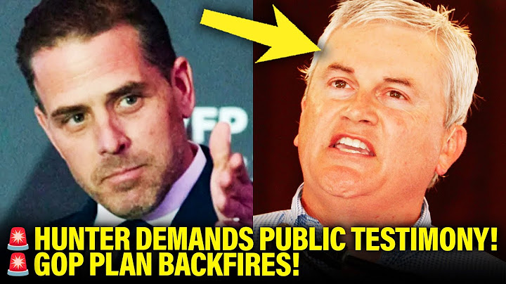 hunter Biden agrees to testify publicly | the smoking chair