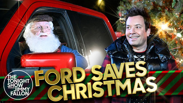 Ford Saves the Tonight Show Holiday Block Party - in Partnership with Ford | The Tonight Show