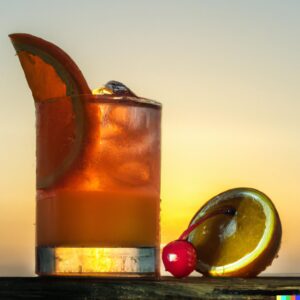 How to make a tequila sunrise cocktail