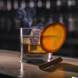Smoked Cinnamon Whiskey Cocktail