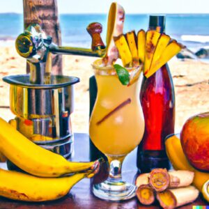 how to make a Banana Rum Punch