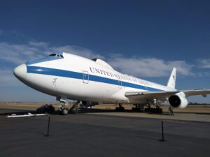 rump got personally involved in negotiations for Boeing’s Air Force One replacement soon after he took office, bragging on Twitter that he had successfully reduced the price of the contract with Boeing by “over $1 billion.” Soon after, Boeing agreed to a $3.9 billion contract with the Air Force stipulating the company would be responsible for any cost overruns on the planes. But Trump’s involvement in the project didn’t stop there. In 2019, he told ABC News he wanted a new red, white and blue paint scheme, which bore a striking resemblance to his private 757. When Biden took office, he was faced with a decision on whether to keep Trump’s paint scheme, or go back to the traditional colors.