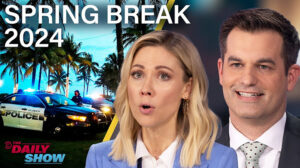 the daily show Miami Cracks Down on Spring Breakers