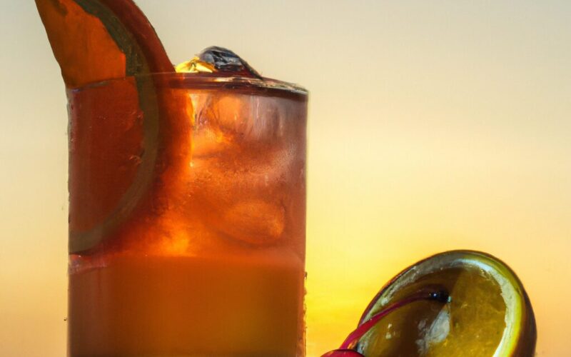 How to make a tequila sunrise cocktail