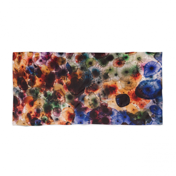 Psychedelic Jellies Beach Towel